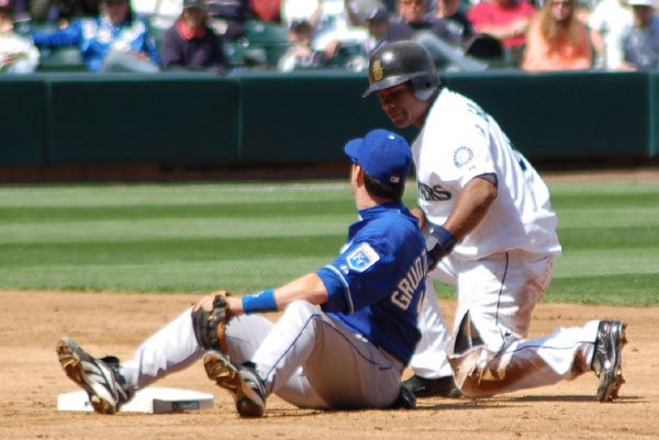 Jose Guillen and Mark Grudzielanek