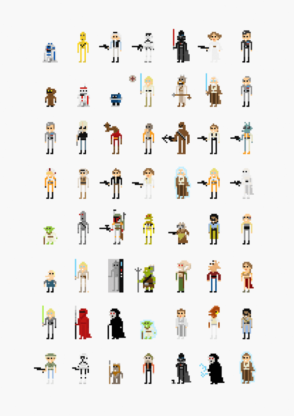 8-bit Movie Characters