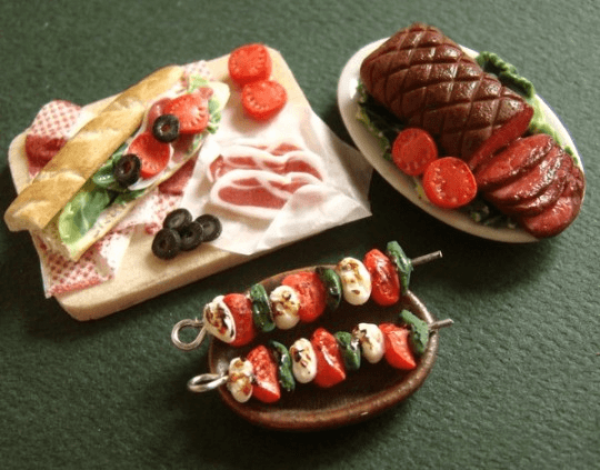 Various Food Miniatures