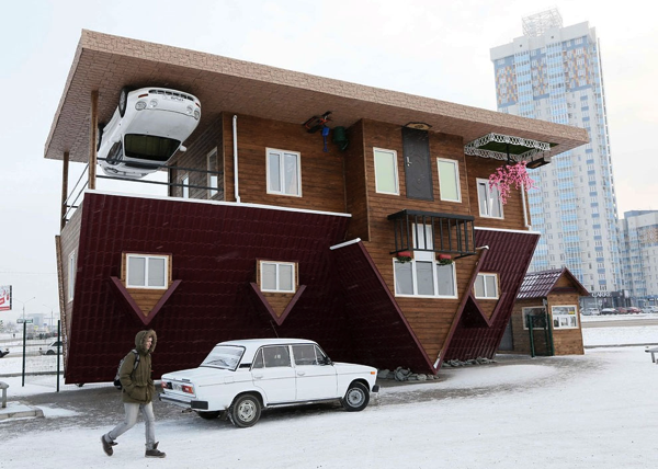 An Upside-down House