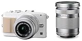 OLYMPUS ミラーレス一眼 PEN Lite E-PL5 ダブルズームキット ホワイト E-PL5 DZKIT WHT