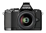 OLYMPUS ミラーレス一眼 OM-D E-M5 レンズキット ブラック 1605万画素 防塵 防滴 OM-D E-M5 LKIT BLK