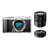 FUJIFILM ミラーレス一眼カメラ X-M1 Wレンズキット ズームレンズ付属 1630万画素APS-C シルバー F X-M1S/1650/27KIT