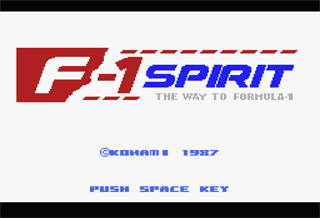 Ｆ-１スピリット MSX