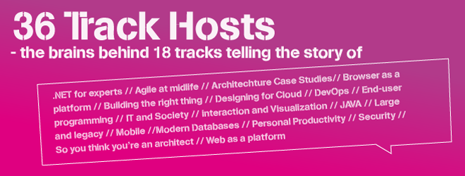 36 trackhosts - the brains behind 18 tracks telling the story