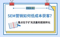 如何做SEM营销获客推广，如何做好用户留存？