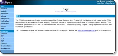 http://www.eclipse.org/osgi/