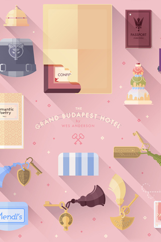 Grand Budapest Hotel - Pattern by Lorena G