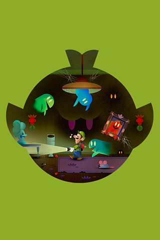 Luigi's Mansion by Scott Balmer