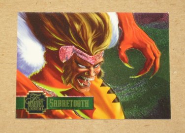 Flair '95 Marvel Annual (Fleer 1995) PowerBlast Card #9 Sabretooth EX