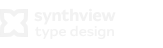 Synthview: type design