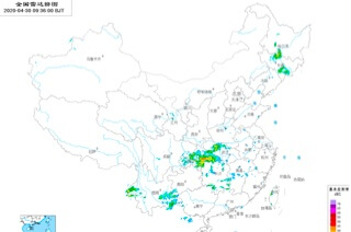 全国天气雷达图