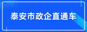 泰安市政企直通车