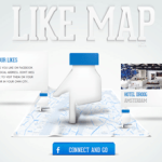 「いいね」したFacebookページをGoogleマップで視覚化する「Like Map」