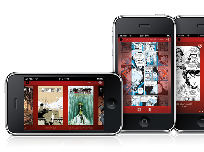 Panelfly looks like the way to read comic books on your iPhone or iPod Touch. It’s got a gorgeous UI and a great implementation of in-app purchasing. I don’t even read comic books, but I think I’ll be giving this a shot.