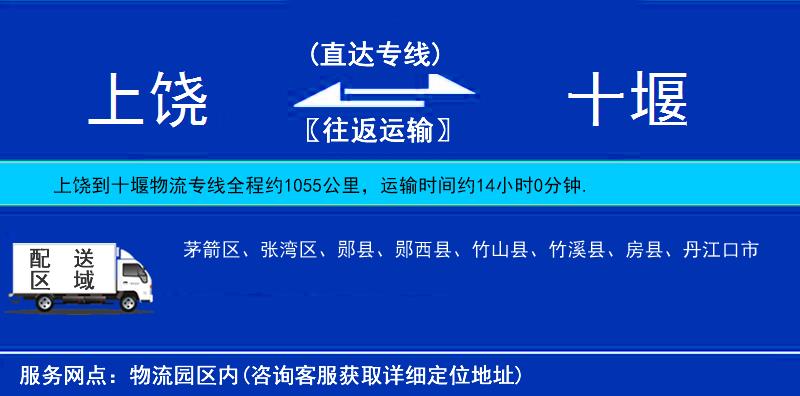 上饶到十堰物流公司