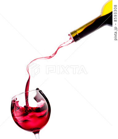 Red wine splashing 8593308