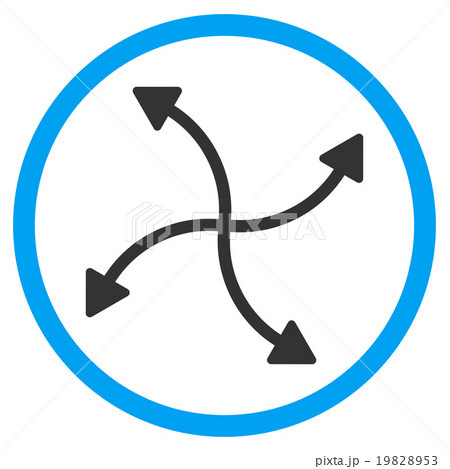 Swirl Arrows Icon 19828953