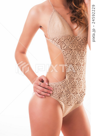 knitted bathing suit 24592229