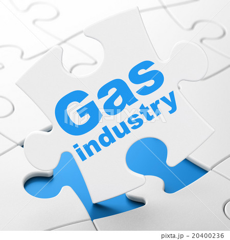 Industry concept: Gas Industry on puzzle 20400236