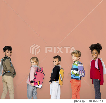 Children School Friends Illustration Concept 30366041