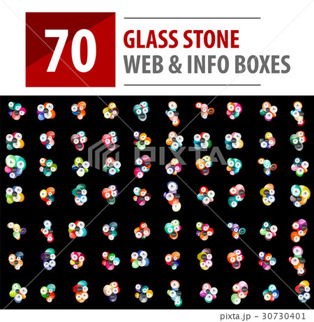 Mega collection of glass stones 30730401