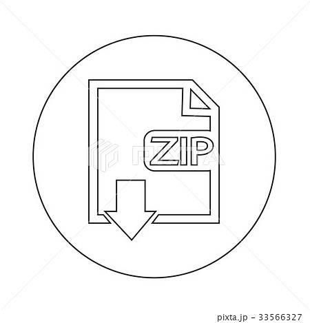 File type ZIP icon illustration design 33566327