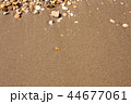 Sandy beach pattern closeup, seacoast background. 44677061