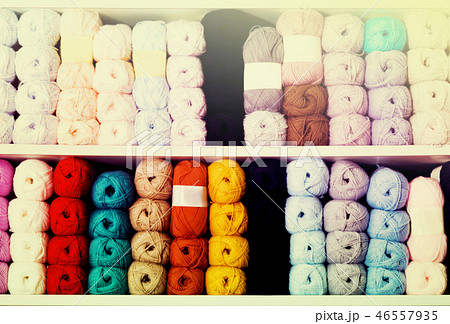 knitting yarn in store 46557935