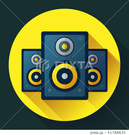 Audio music icon and media Speaker icon 41788635