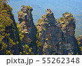 The Three Sisters rock formation in the Blue 55262348