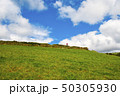 Typical green Irish country side with blue sky and 50305930