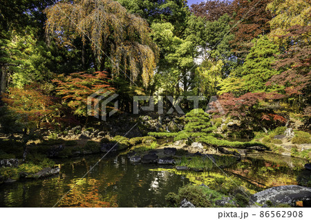 塩山　恵林寺　恵林寺庭園　山梨県甲州市 86562908