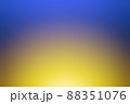 Blurry light from the setting sun and blue sky in the colors of the Ukrainian flag. UA. Blurred sunset. Abstract background, soft focus, illustration 88351076