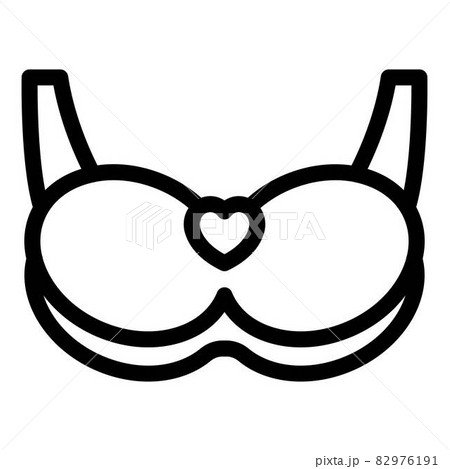 Woman underware icon, outline style 82976191