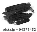 Black Brush Stroke isolated on white background. 94375452