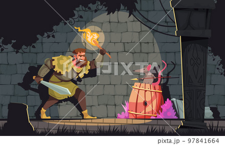 Dungeon Cartoon Composition 97841664