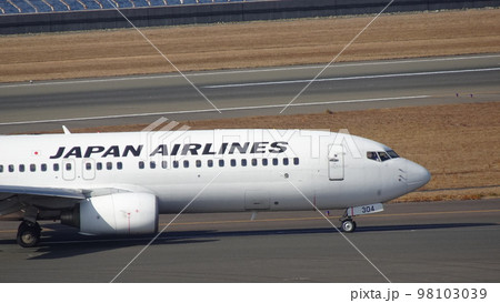 日本航空　ボーイング　中部国際空港 98103039