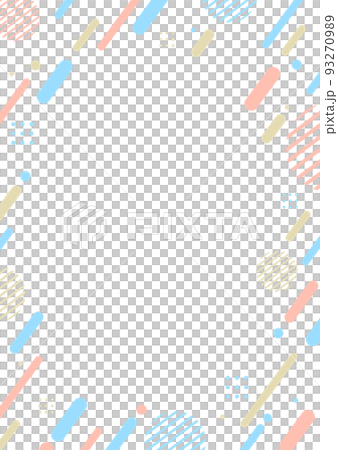 Pink blue gradation geometric pattern background material 93270989