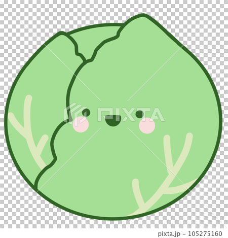 Cabbage character 105275160