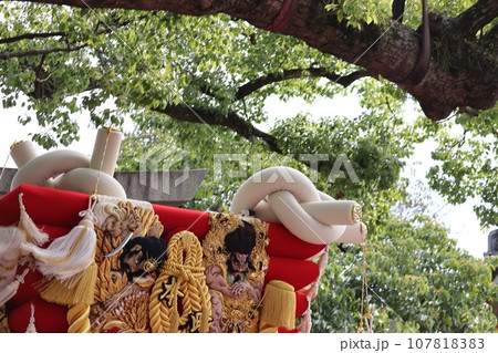 堺市百舌鳥八幡宮秋祭りのふとん太鼓 107818383