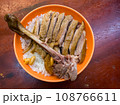 Rice with Braised duck leg. 108766611