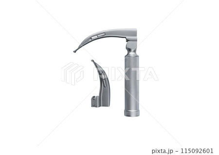 medical instruments. laryngoscope tracheal intubation for ventilation of lungs 115092601