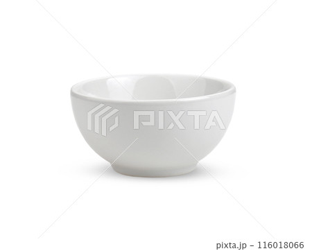 ceramic bowl empty isolated on white background 116018066