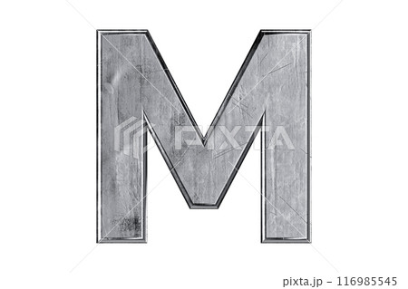 Letters made of metal 116985545