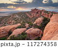 Sunset over Devils Garden in Arches National Park 117274358