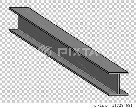 鉄骨　イラスト素材 117284681