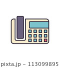 Office Phone related vector icon 113099895