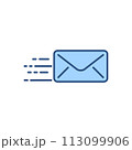 Mail related vector icon 113099906