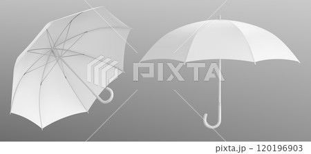 White umbrella mockups set 120196903